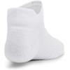 imageUnder Armour womens Play Up No Show Socks 3 Pack100 White  White  Halo Gray