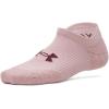 imageUnder Armour womens Play Up No Show Socks 3 Pack673 Tourmaline Pink  Summit White  Dark Maroon
