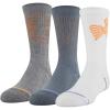 imageUnder Armour Youth Phenom Crew Socks 3PairsOrangeGray Assorted