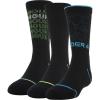 imageUnder Armour Youth Phenom Crew Socks 3PairsRadar Blue Assorted