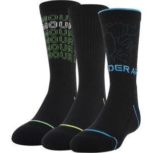 imageUnder Armour Youth Phenom Crew Socks 3PairsRadar BlueAssorted