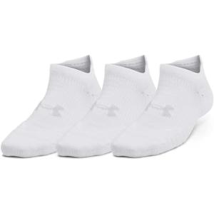 imageUnder Armour womens Play Up No Show Socks 3 Pack100 White  White  Halo Gray