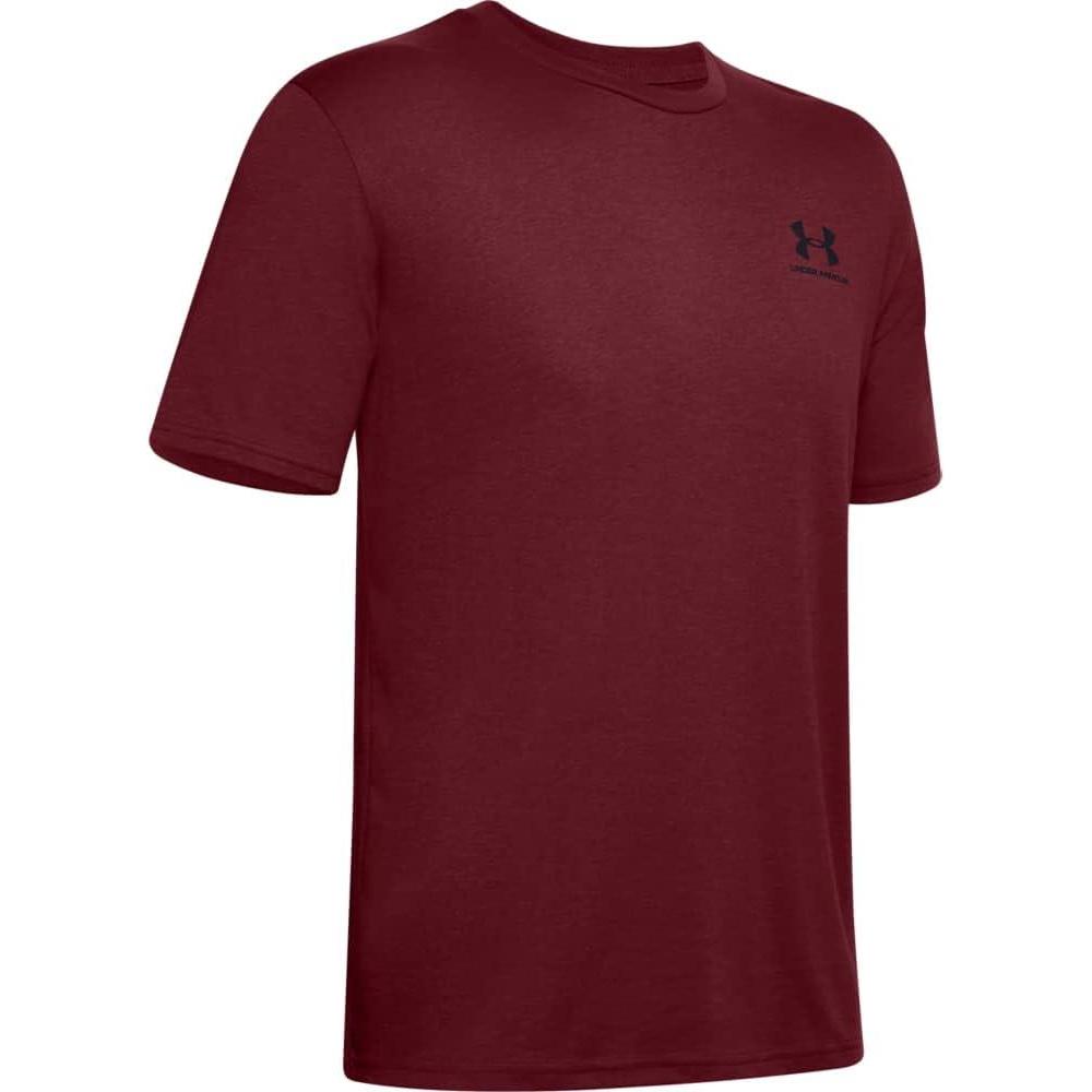 imageUnder Armour Mens Sportstyle Colorblock TShirtCordova 615Black