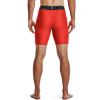 imageUnder Armour Mens Armour Heatgear Compression Shorts860 Dark Orange   White