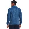 imageUnder Armour Mens Armourfleece 14 Zip183 Chicago Blue   Black