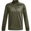 imageUnder Armour Mens Armourfleece 14 Zip390 Marine Od Green   Black