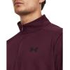imageUnder Armour Mens Armourfleece 14 Zip600 Dark Maroon   Black