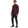 imageUnder Armour Mens Armourfleece 14 Zip600 Dark Maroon   Black