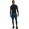 imageUnder Armour Mens ColdGear Armour Compression Mock LongSleeve TShirtBlack Steel