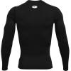 imageUnder Armour Mens HeatGear Compression LongSleeve TShirtBlack 001White