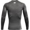 imageUnder Armour Mens HeatGear Compression LongSleeve TShirtCarbon HeatherBlack