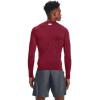 imageUnder Armour Mens HeatGear Compression LongSleeve TShirtCardinalwhite
