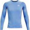 imageUnder Armour Mens HeatGear Compression LongSleeve TShirtCarolina Blue 475White
