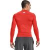 imageUnder Armour Mens HeatGear Compression LongSleeve TShirtDark Orange 860Black