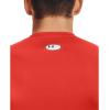 imageUnder Armour Mens HeatGear Compression LongSleeve TShirtDark Orange 860Black