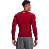 imageUnder Armour Mens HeatGear Compression LongSleeve TShirtFlawless 834White
