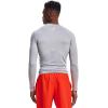 imageUnder Armour Mens HeatGear Compression LongSleeve TShirtMod GrayBlack