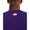 imageUnder Armour Mens HeatGear Compression LongSleeve TShirtPurple 500White