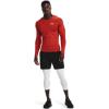imageUnder Armour Mens HeatGear Compression LongSleeve TShirtRadiant Red 839White