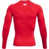 imageUnder Armour Mens HeatGear Compression LongSleeve TShirtRed 600