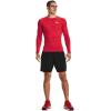 imageUnder Armour Mens HeatGear Compression LongSleeve TShirtRed 600White