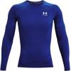 imageUnder Armour Mens HeatGear Compression LongSleeve TShirtRoyal Blue 400White