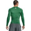 imageUnder Armour Mens HeatGear Compression LongSleeve TShirtTeam Kelly Green  White