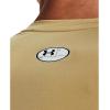 imageUnder Armour Mens HeatGear Compression LongSleeve TShirtTeam Vegas Gold 715Black