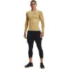 imageUnder Armour Mens HeatGear Compression LongSleeve TShirtTeam Vegas Gold 715Black
