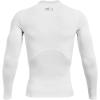 imageUnder Armour Mens HeatGear Compression LongSleeve TShirtWhite 100Black