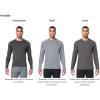 imageUnder Armour Mens HeatGear Compression LongSleeve TShirtWhite 100Black