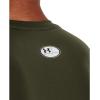 imageUnder Armour Mens HeatGear Compression ShortSleeve TShirt390 Marine Od Green   White