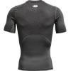imageUnder Armour Mens HeatGear Compression ShortSleeve TShirtCarbon 090