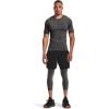 imageUnder Armour Mens HeatGear Compression ShortSleeve TShirtCarbon 090