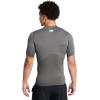 imageUnder Armour Mens HeatGear Compression ShortSleeve TShirtCarbon Heatherblack
