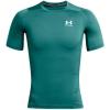 imageUnder Armour Mens HeatGear Compression ShortSleeve TShirtCoastal Teal 722