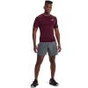 imageUnder Armour Mens HeatGear Compression ShortSleeve TShirtMaroon  White