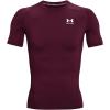 imageUnder Armour Mens HeatGear Compression ShortSleeve TShirtMaroon 609White