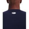 imageUnder Armour Mens HeatGear Compression ShortSleeve TShirtMidnight Navy  White