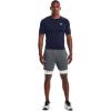 imageUnder Armour Mens HeatGear Compression ShortSleeve TShirtMidnight Navy  White