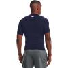 imageUnder Armour Mens HeatGear Compression ShortSleeve TShirtMidnight Navy 410White