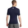 imageUnder Armour Mens HeatGear Compression ShortSleeve TShirtMidnight Navywhite