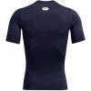 imageUnder Armour Mens HeatGear Compression ShortSleeve TShirtMidnight Navywhite