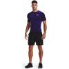 imageUnder Armour Mens HeatGear Compression ShortSleeve TShirtPurple 500White