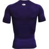 imageUnder Armour Mens HeatGear Compression ShortSleeve TShirtPurpleWhite