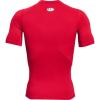imageUnder Armour Mens HeatGear Compression ShortSleeve TShirtRed  White
