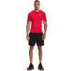 imageUnder Armour Mens HeatGear Compression ShortSleeve TShirtRed  White