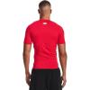 imageUnder Armour Mens HeatGear Compression ShortSleeve TShirtRed  White