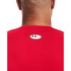 imageUnder Armour Mens HeatGear Compression ShortSleeve TShirtRed 600White