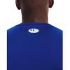 imageUnder Armour Mens HeatGear Compression ShortSleeve TShirtRoyal  White